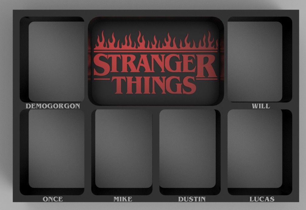 Expositor para Figuras Stranger Things – Colección McDonald’s (Impreso en 3D) - Imagen 2