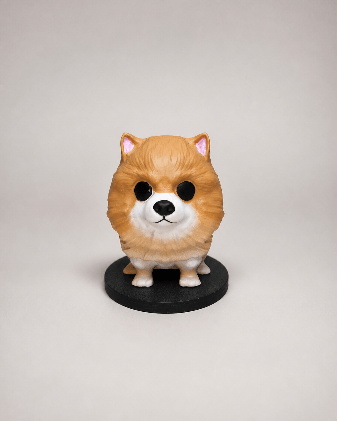 Figura personalizada de mascota de pelo naranja
